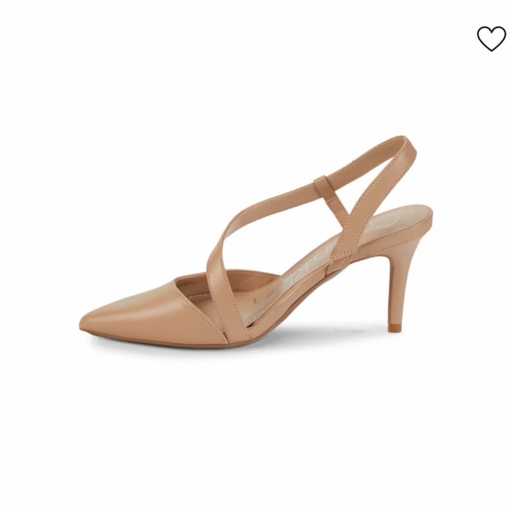 Calvin Klein Greer Leather Slingback Pumps 9.5